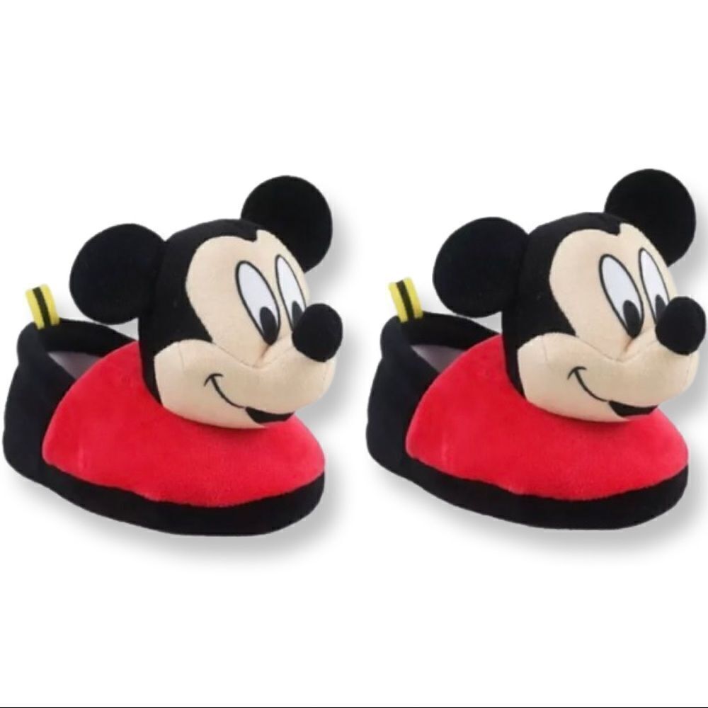 NWT Disney Kids Mickey Mouse Slippers - Picture 2 of 14